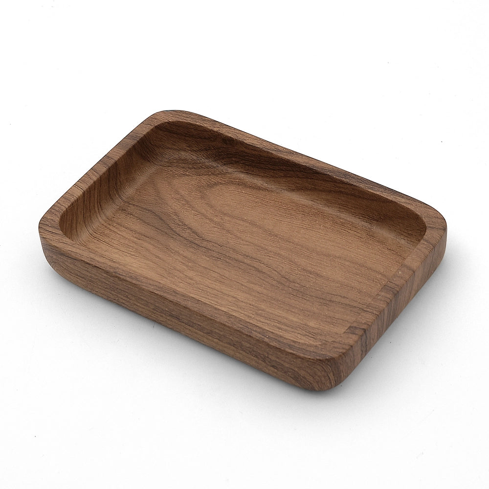 Set accessori bagno 4 pezzi in poliresina effetto legno Radici