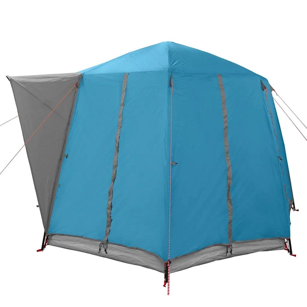 Tenda a cubo per 3 persone Blu e Grigio 320 x 320 x 203 cm 42004033