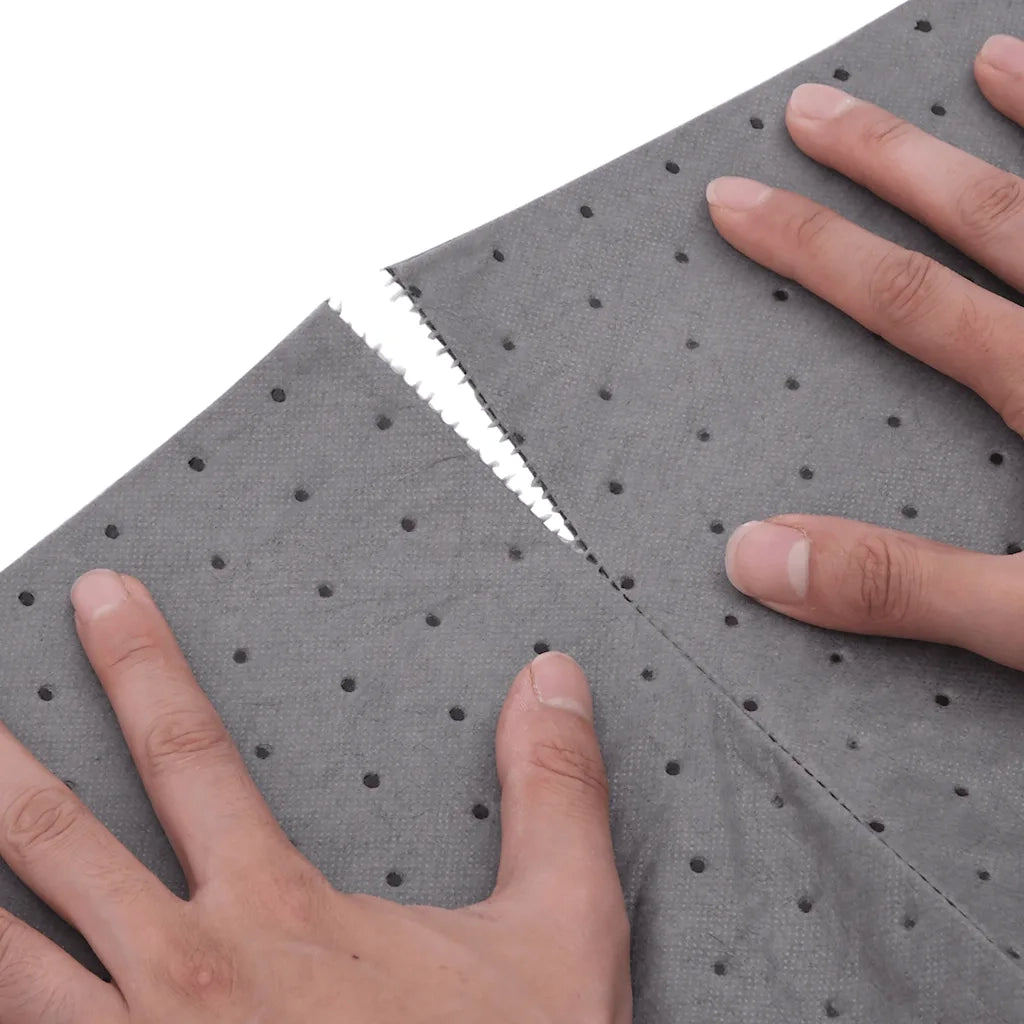 Tampone Assorbente per Olio Grigio 40x1000 cm CFW6408553