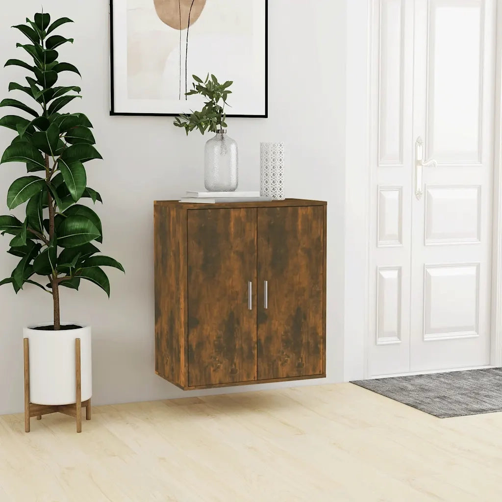 Scarpiera Rovere Fumo 60x35x70 cm in Legno Multistrato cod mxl 41370