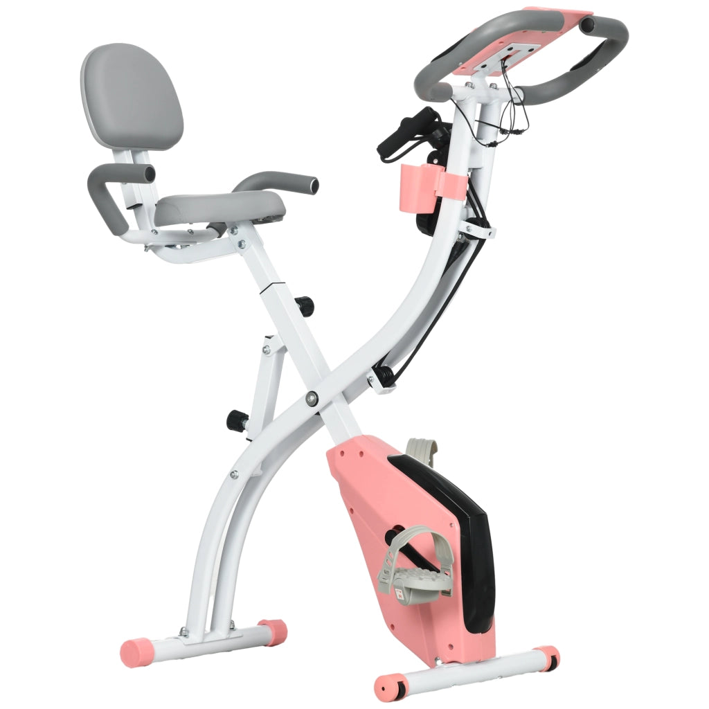 Bicicletta da casa pieghevole regolabile ¨C zephmum ¨C rosa 105x48x118 cm