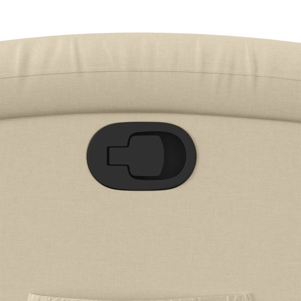 Divano Sedia-Poltrona reclinabile in tessuto color crema 360150