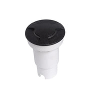 Fumagalli Ceci 90 3 L Faretto Segnapasso 6W Carrabile Calpestabile 3 Fasci Rotondo Incasso Nero Satinato GU10 CCT IP 67
