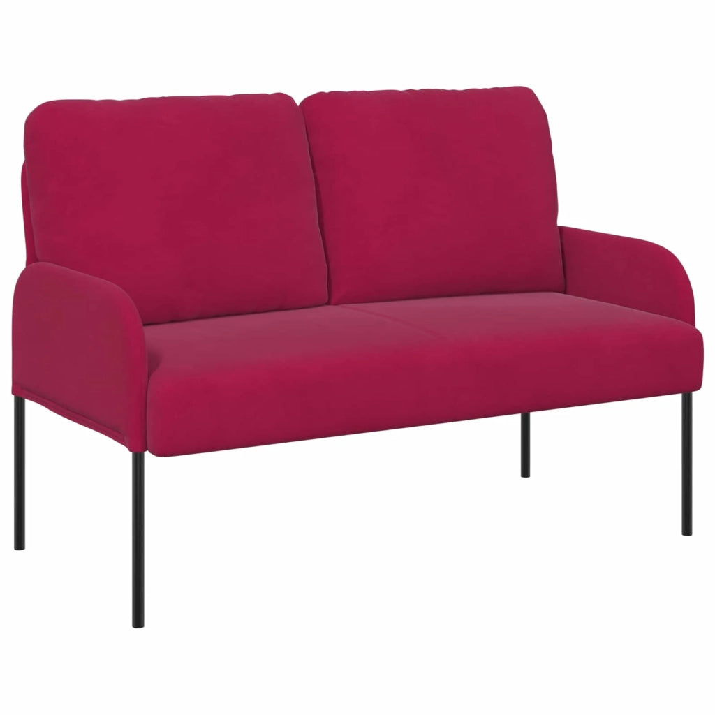 Set divani 3 pcs Rosso Vino 115 x 56 x 80 cm Legno compensato 3406221