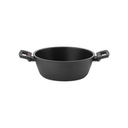 Casseruola nera con doppi manici 20 cm