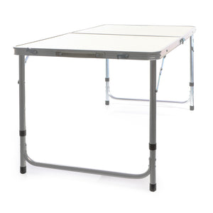 Toboli Tavolo da campeggio pieghevole 120x60x70cm altezza 54/61/70cm portatile e multiuso