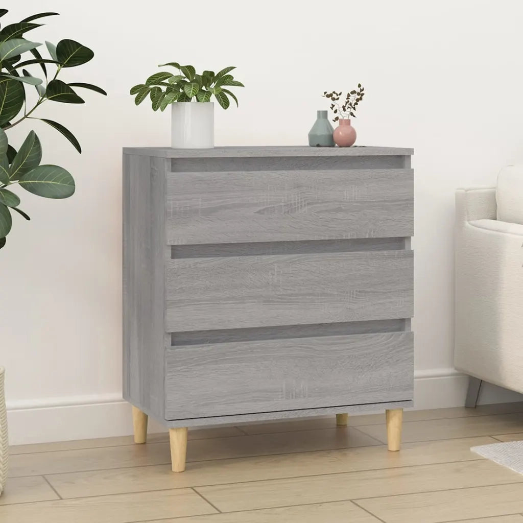 Credenza Grigio Sonoma 60x35x70 cm in Legno Multistrato 823046