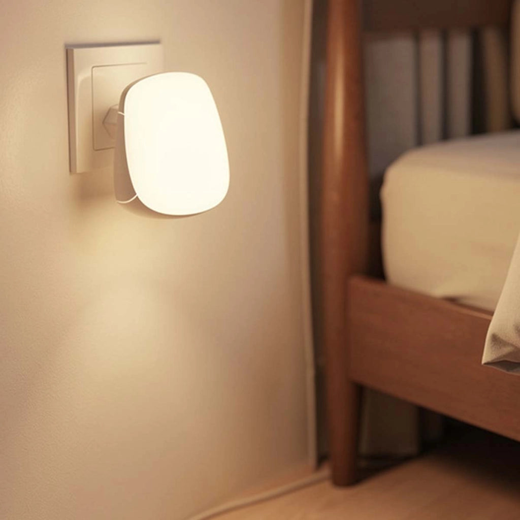Lampada da comodino a LED antiabbagliamento per camera da letto e corridoio Bianco Avizar