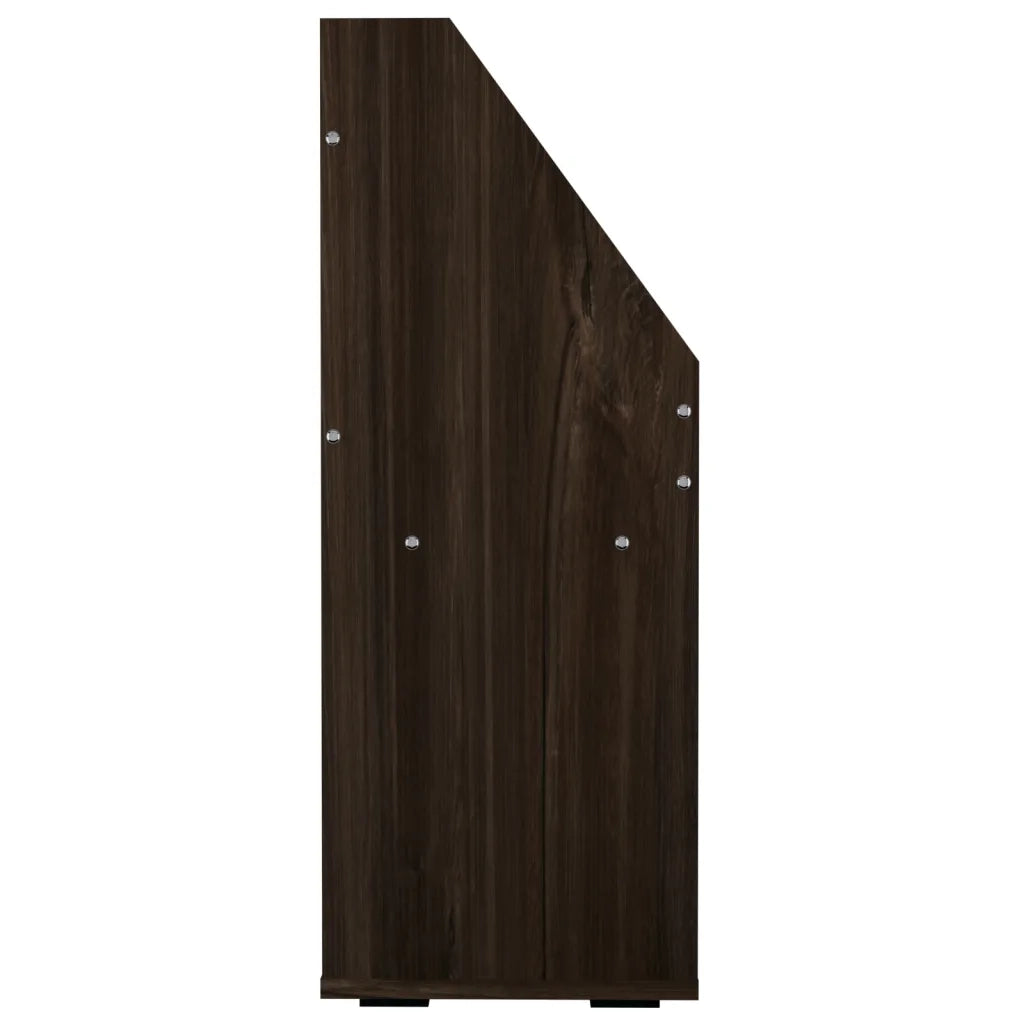 Portariviste Bambini Rovere Fumo 71x30x78,5cm Legno Multistrato 339520