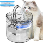 Dispensatore automatico di acqua per animali domestici 18L - Fonte di acqua per animali domestici con 2 modalità 2 - Filtro sostituibile 1 Pomp ultra silenziosa per gatti e piccoli animali