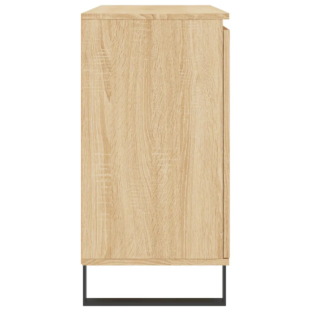 Credenza Rovere Sonoma 101,5x35x70 cm in Legno Multistrato 827215