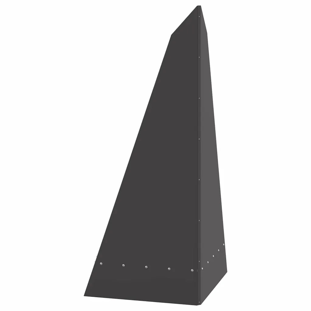 Focolare Nero 58 x 40 x 100 cm Acciaio CFW2751862