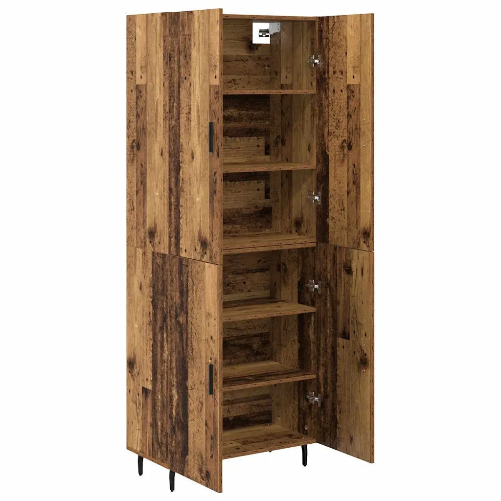 Credenza 2 pcs Legno vecchio Legno multistrato 3415649