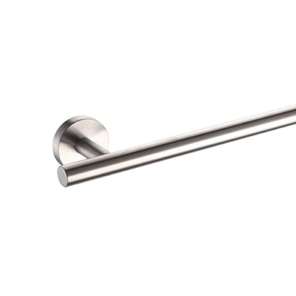 Porta salviette in acciaio da cm 30 serie steel - fissaggio ad incollo o con viti