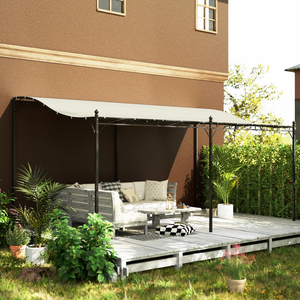 Pergola da giardino ¨C zephmum ¨C colore cremewei? 3x5 m