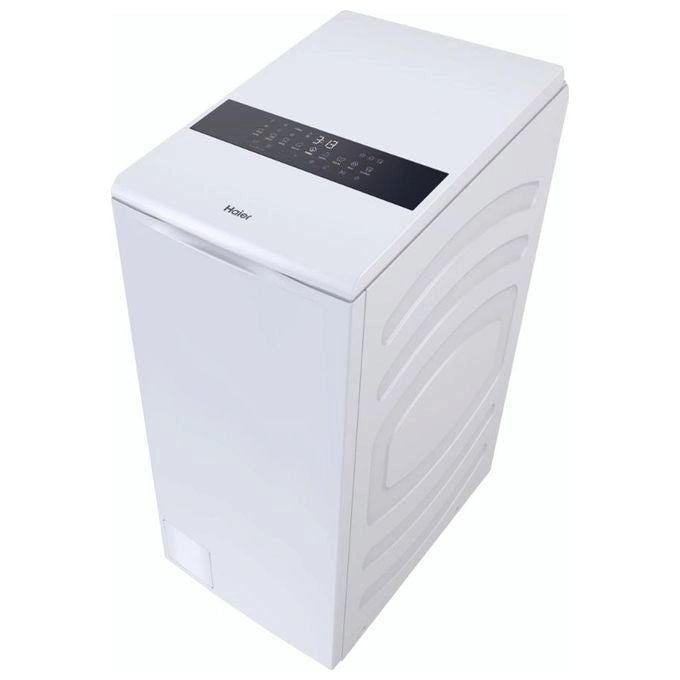 Haier T Series 9, Lavatrice Carica dall'alto 9 KG, Classe A, 1300 giri, Bianco, Inverter, Vapore, Wi-Fi, HW90-BPD13386U-S