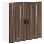 Pensile da cucina | Armadietto a muro LUCCA Rovere Marrone 80 x 31 x 80 cm