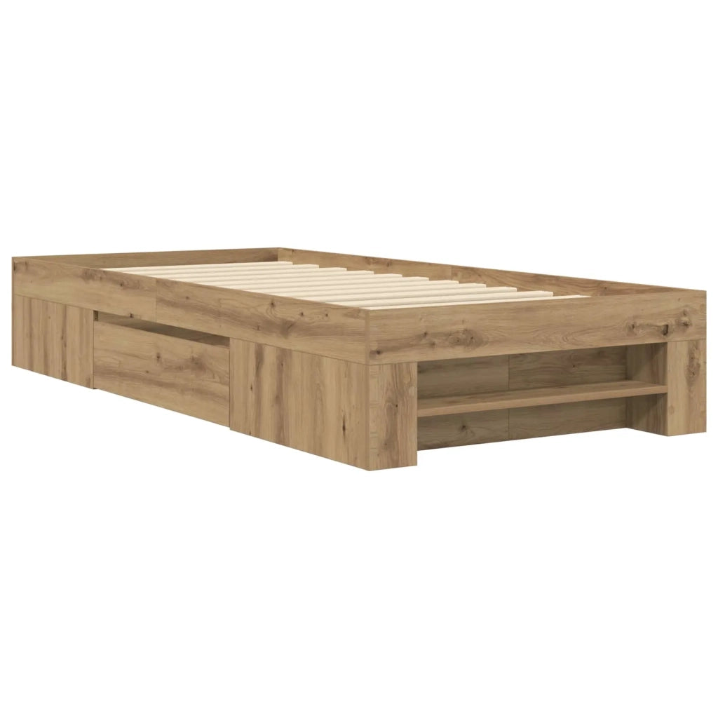 Telaio del letto con storage Rovere Artigianale 80 x 200 cm 3429692