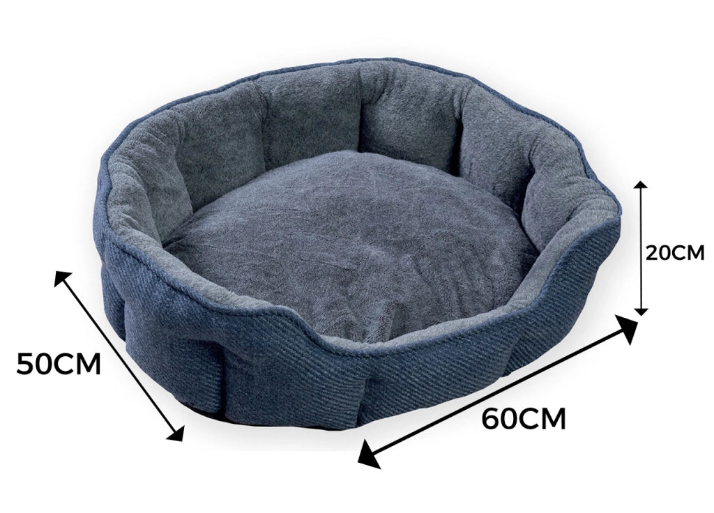 Cuccia Divanetto Cane Gatto Cuscino Morbido Materassino Animali Domestici Relax - Relax - Beige