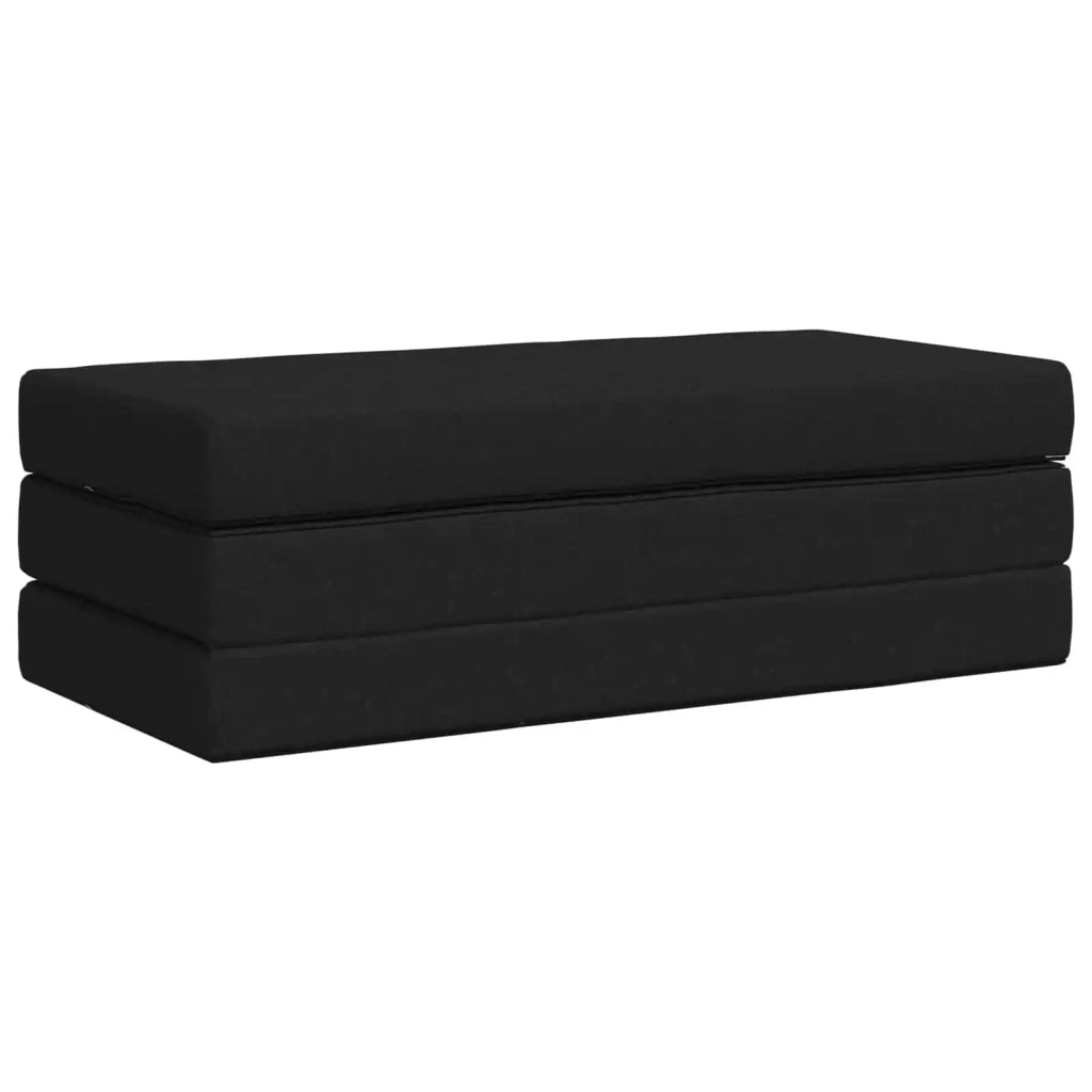 Divano Letto Pieghevole 160 x 67 x 45 cm Nero 900234