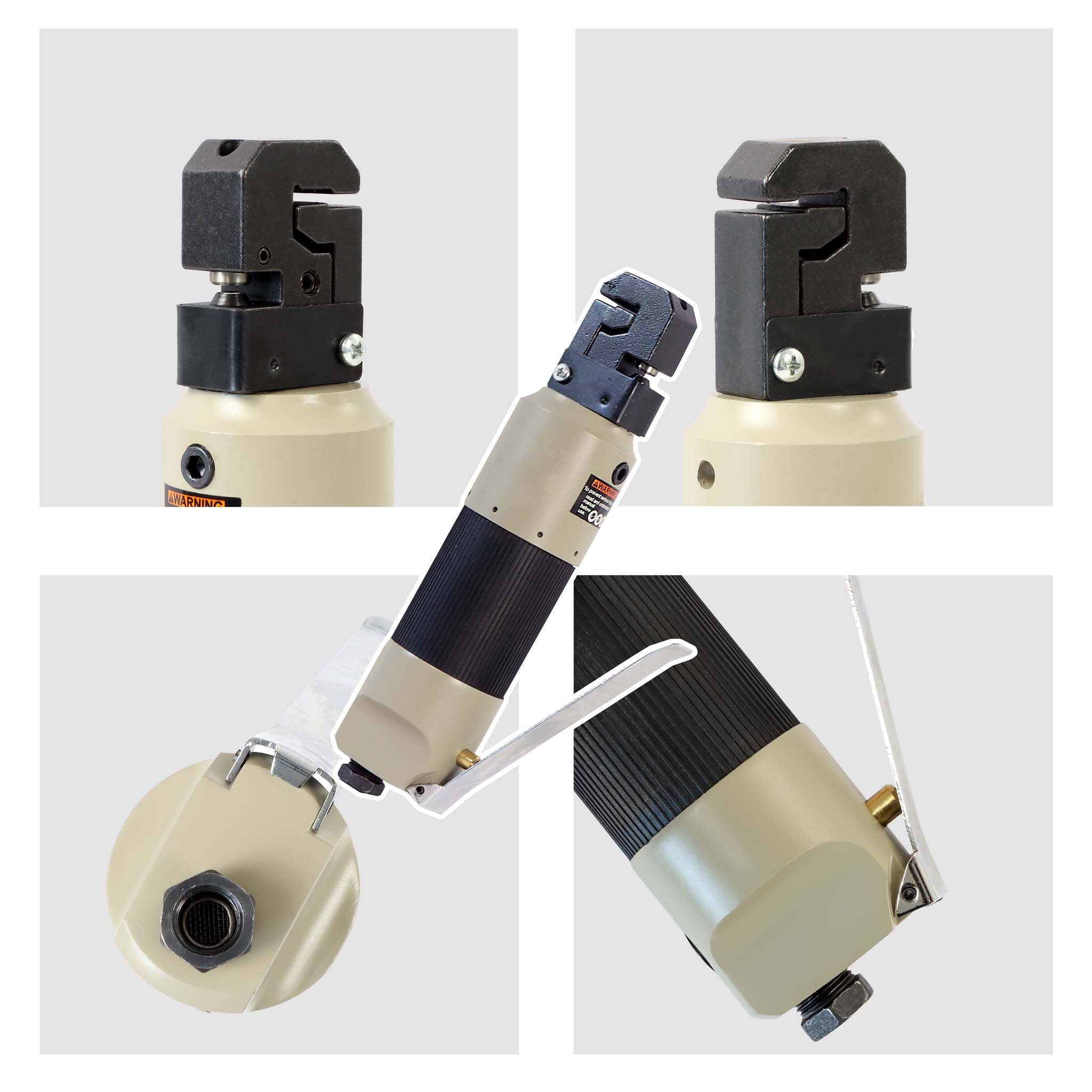 Punzonatrice lamiera ad aria compressa, matrice 5 mm e piegatura 13 mm