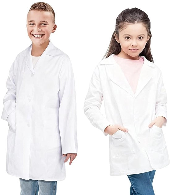 Cappotto medico unisex - tessuto cotone/polyester - ademabile - lunghe maniche - 1 taschino petto/2 tasche fianco - asciugatura rapida - cappotto laboratorio