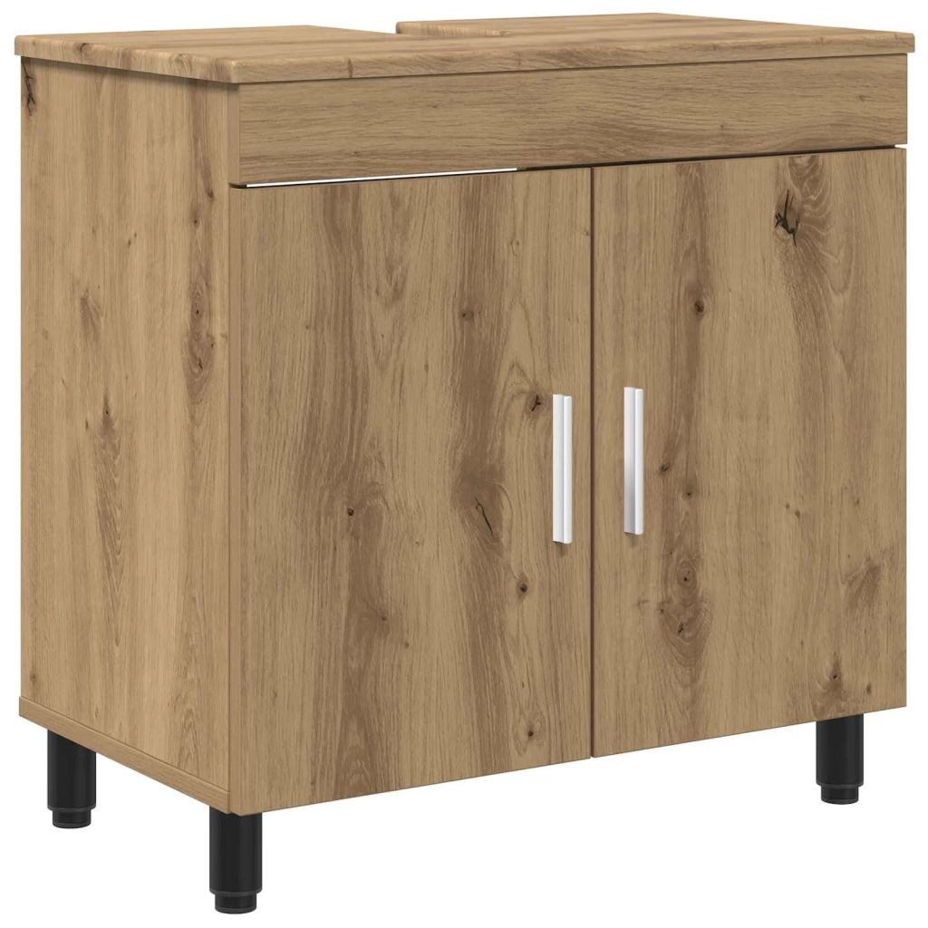 Mobiletto da bagno Rovere Artigianale 60 x 35 x 60 cm 889404