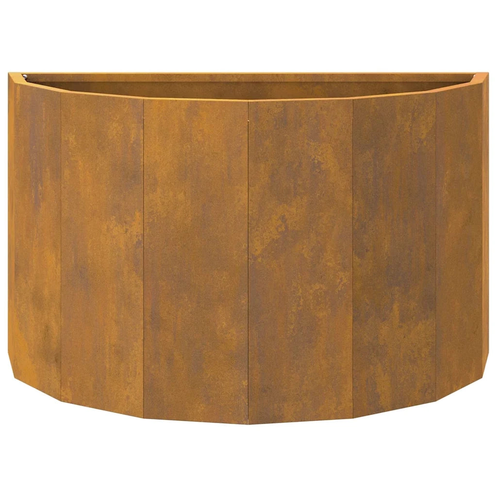 Fioriera Ruggine-Vaso-Contenitore per Piante 60 x 30 x 35 cm