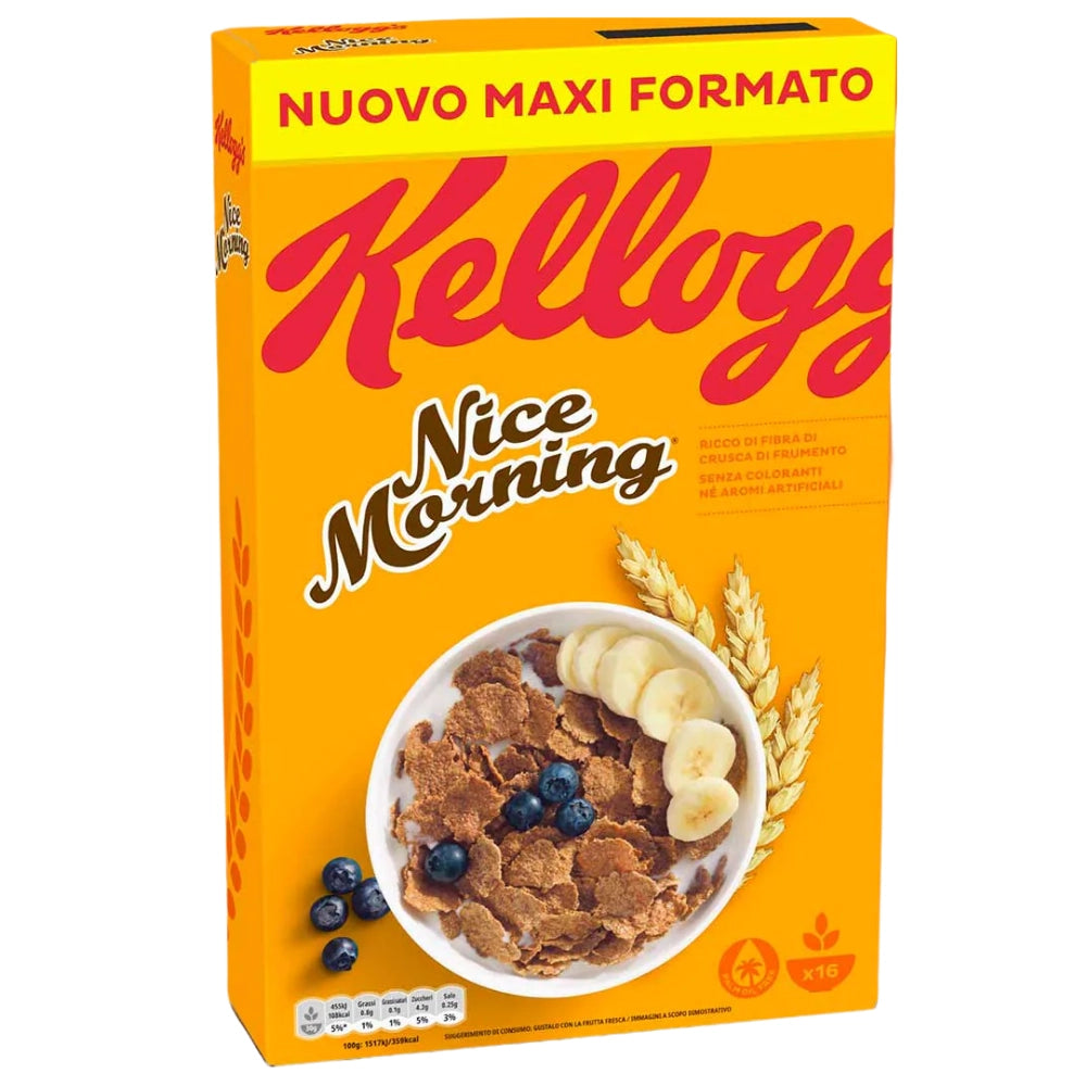 Kellogg's nice morning benessere integrale cereali 12 confezioni da 500 grammi