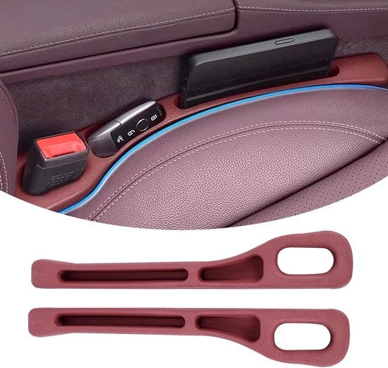 Due organizzatori per sedili auto - contenitore di archiviazione per aperture sedili auto - universale per piccoli oggetti e smartphone