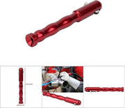 Penne di alimentazione in acciaio inossidabile rosso per wiglassen - Adatto per filo di lusso da 10-32 mm - Formato standard