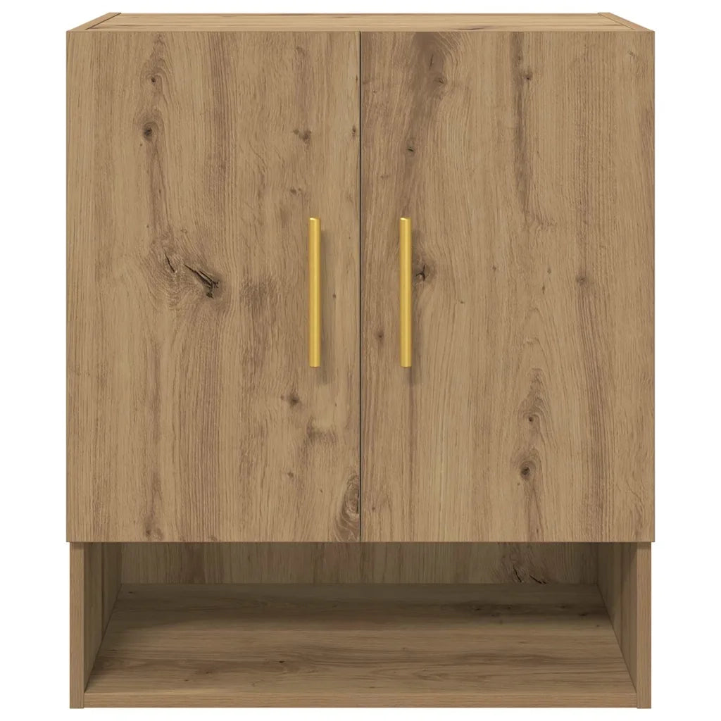 Armadietto a muro rovere artigianale 60 x 31 x 70 cm