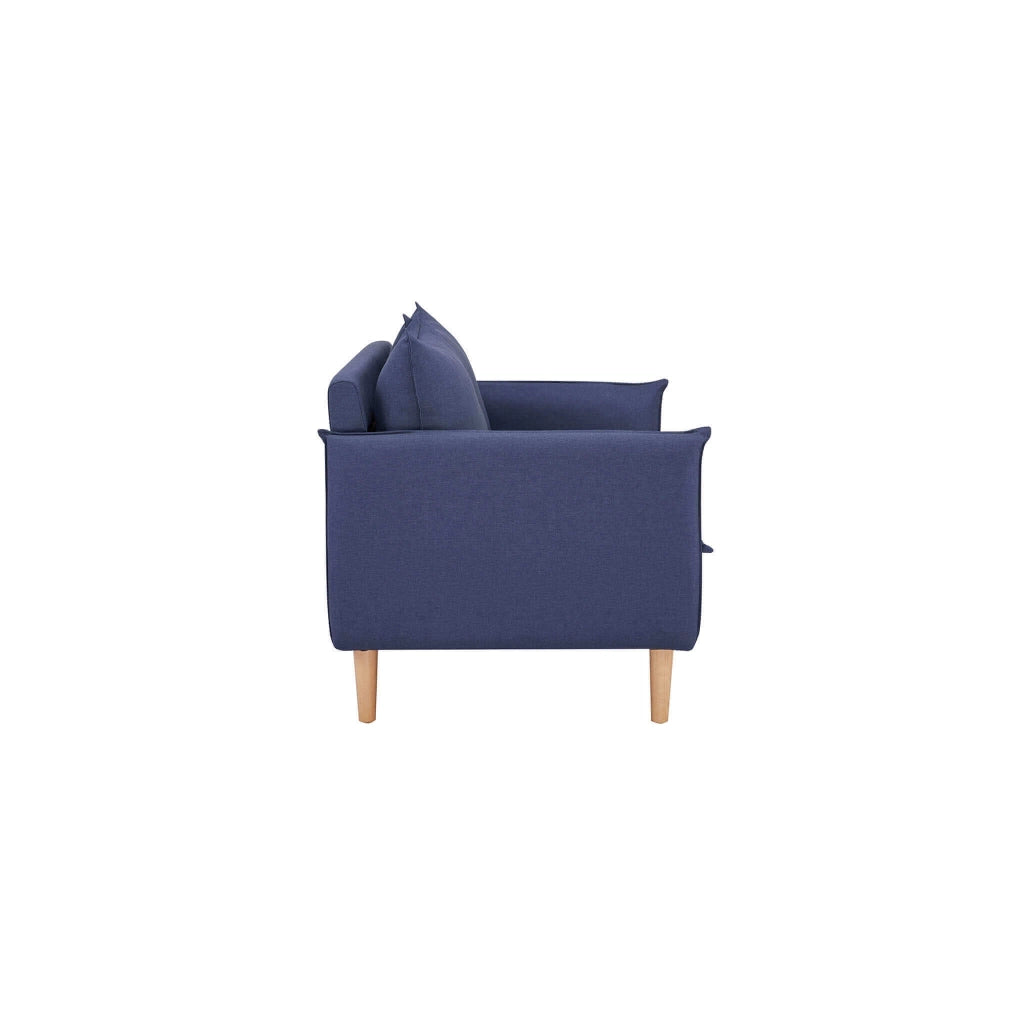Divano 2 posti stile scandinavo in Tessuto cm 130x84x82 - LEO