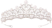 Diadema per Matrimonio con Cristalli - Corona per Sposa - Adatto per Competizioni di Bellezza - Realizzato con Materiali di Alta Qualità