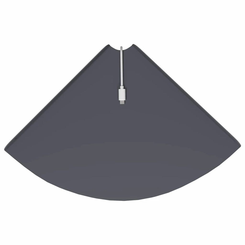Mensola sospesa con lo scaffale 4 pcs Antracite 30 x 30 x 2 cm 8004115