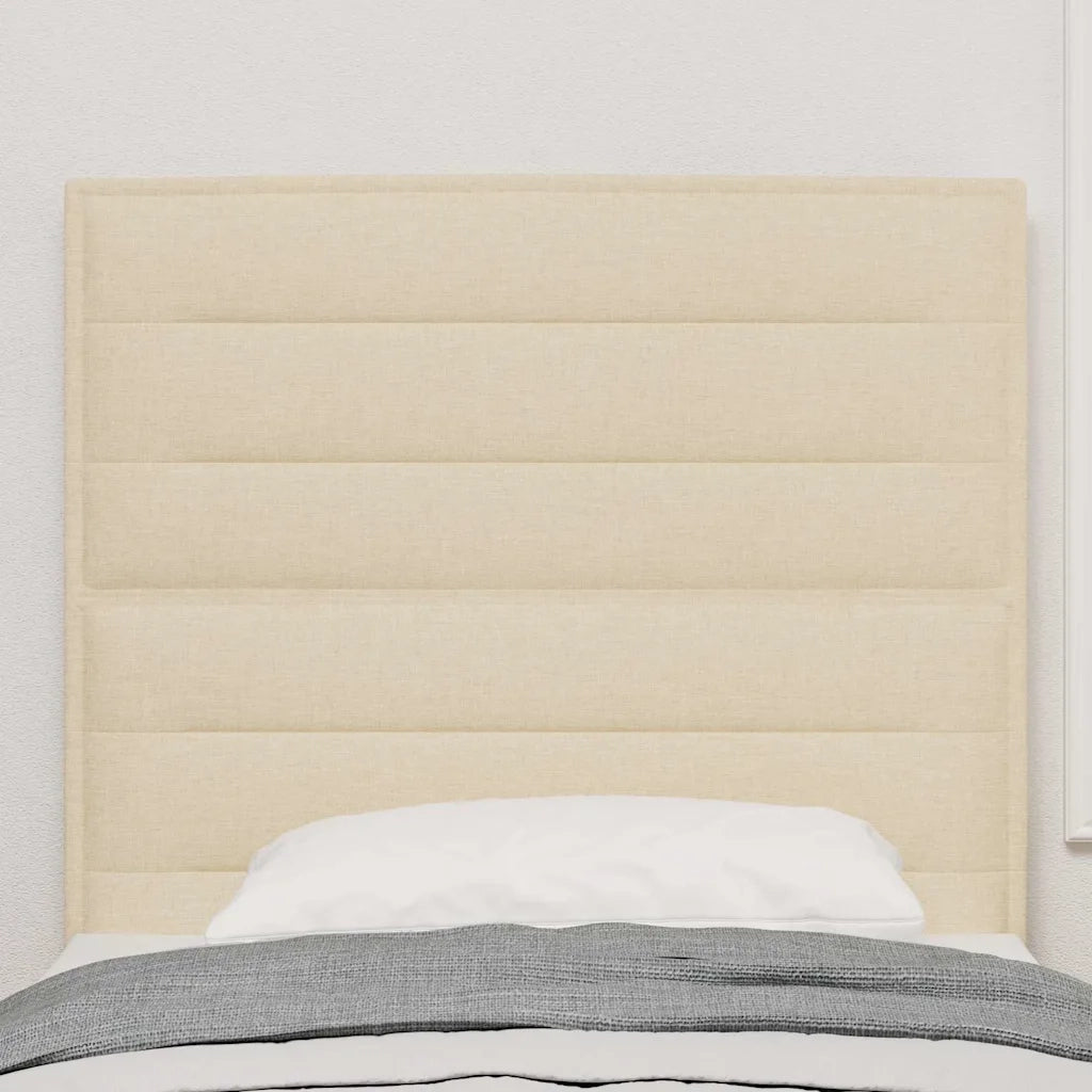 Testiera Crema 100 cm Tessuto 3337682