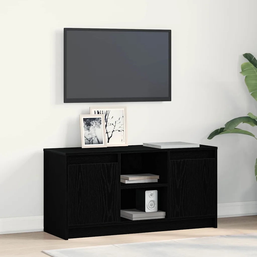 Unità TV Nero 100 x 34 x 50 cm Legno multistrato 873917