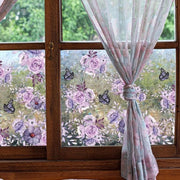 Decorazione con Sticker - Film di Protezione per Pareti - Decorativi Stickers azzurri - Stile Boho - Ideale per Interno - Adatto per Bagno e Salotto