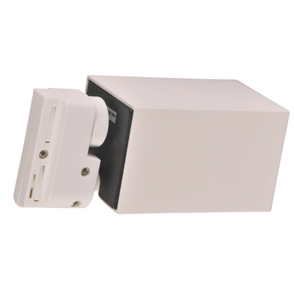 Faretto su binario Polux SQUARE bianco/nero GU10 10W