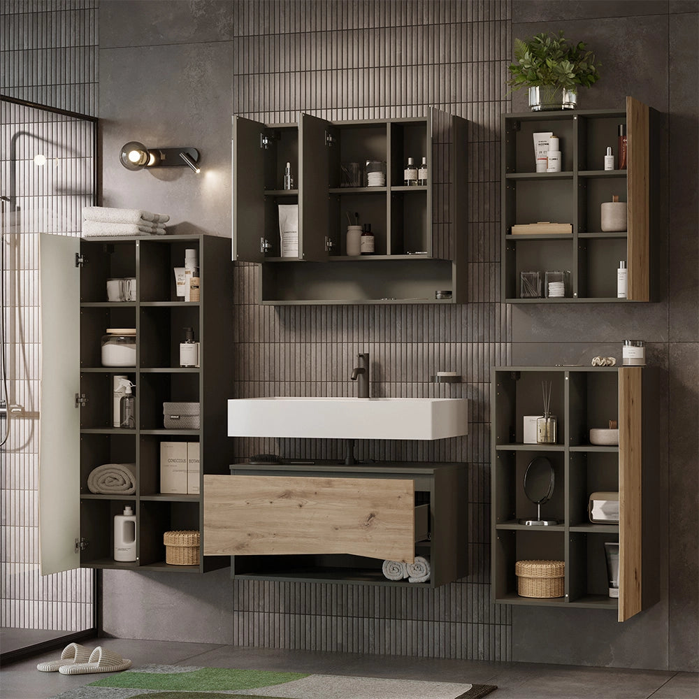 Vicco Set di mobili da bagno Artigiano 5 parti