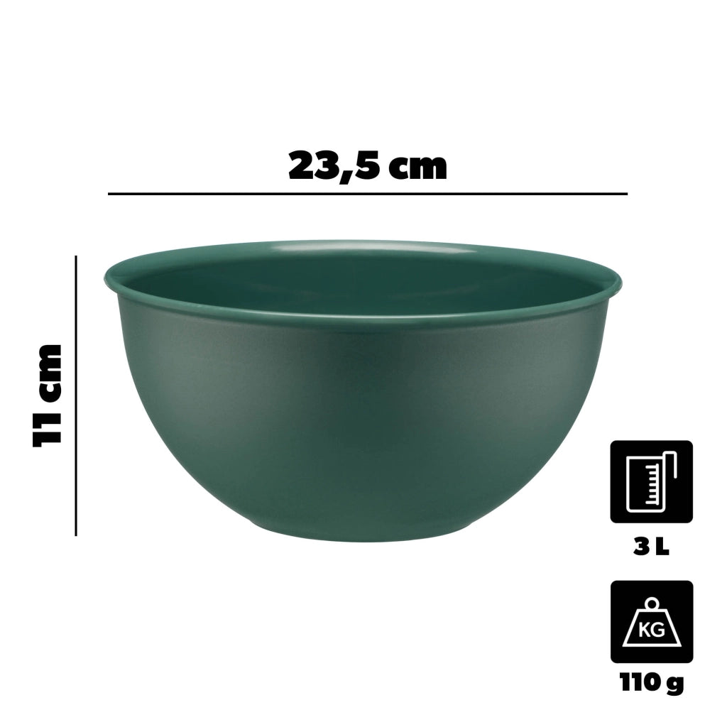 Ciotola da cucina in plastica KADAX, grande, universale, 3 litri, per macedonia di frutta, 23 cm