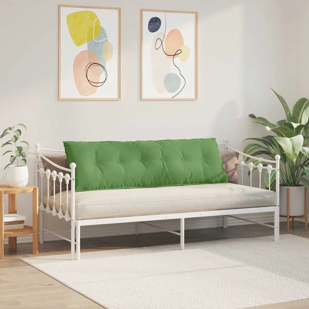 Cuscino per Schiena | Cuscino dorsale Verde chiaro 160 x 50 cm Tessuto in Cords