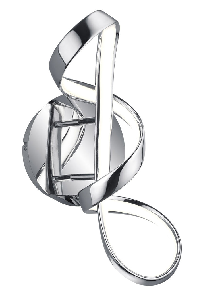 Applique da Interno a LED SMD in Metallo Cromo