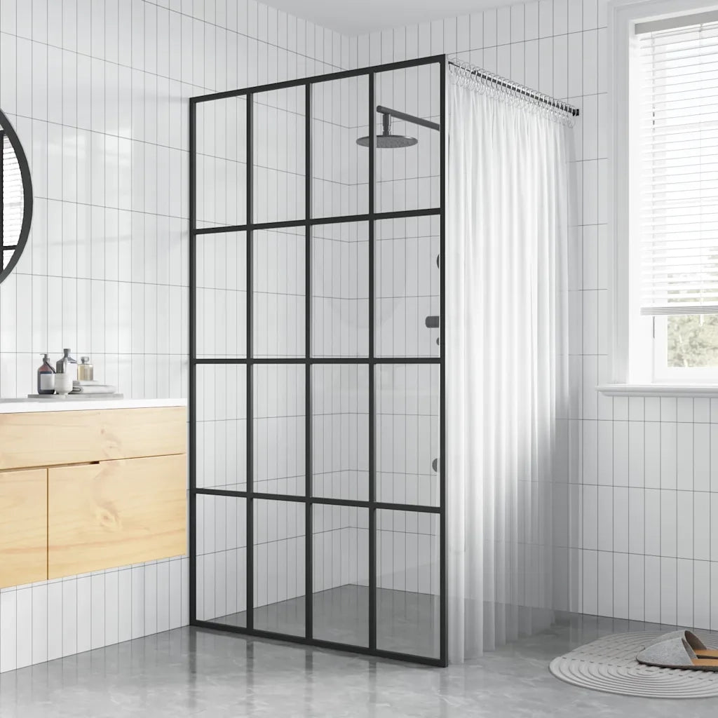 Cabina Doccia con Vetro Temperato Trasparente 100x195 cm CFW3204307