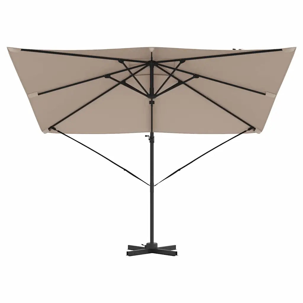 vidaXL Parasol Roma Talpa 286 x 285 x 265 cm Poliestere e Alluminio