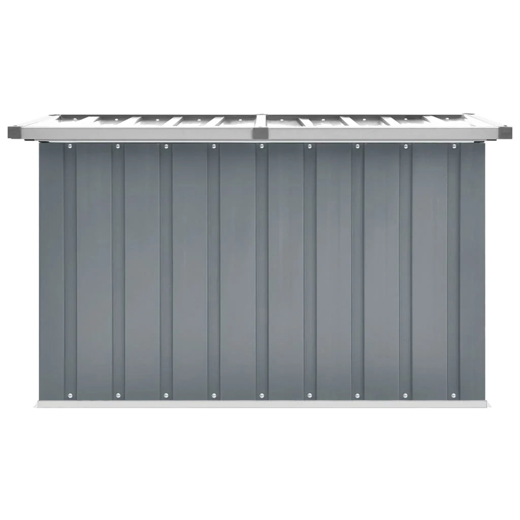Contenitore/cassa portaoggetti da giardino grigio 109 x 67 x 65 cm 02_0013077
