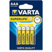PILE 'SUPERLIFE' MINISTILO Blister 4 pezzi - 12 confezioni- VARTA