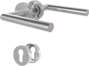 Maniglia Interna - Design Moderno - 1 pezzo - Argento - Con Costruzione PZ