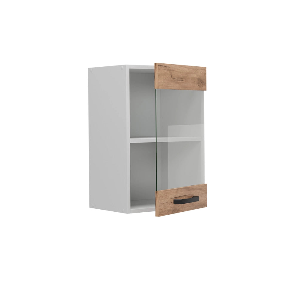 Vicco Mobile da cucina in vetro Quercia dorata 40 cm