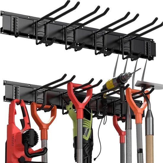 Sistema di appoggio per attrezzi - Sistema di appoggio per attrezzi da giardino - Sistema di appoggio per attrezzi da giardino - Sistema di appoggio per attrezzi da giardino - Appoggio per attrezzi - Appoggio per attrezzi in acciaio inox - Giardino